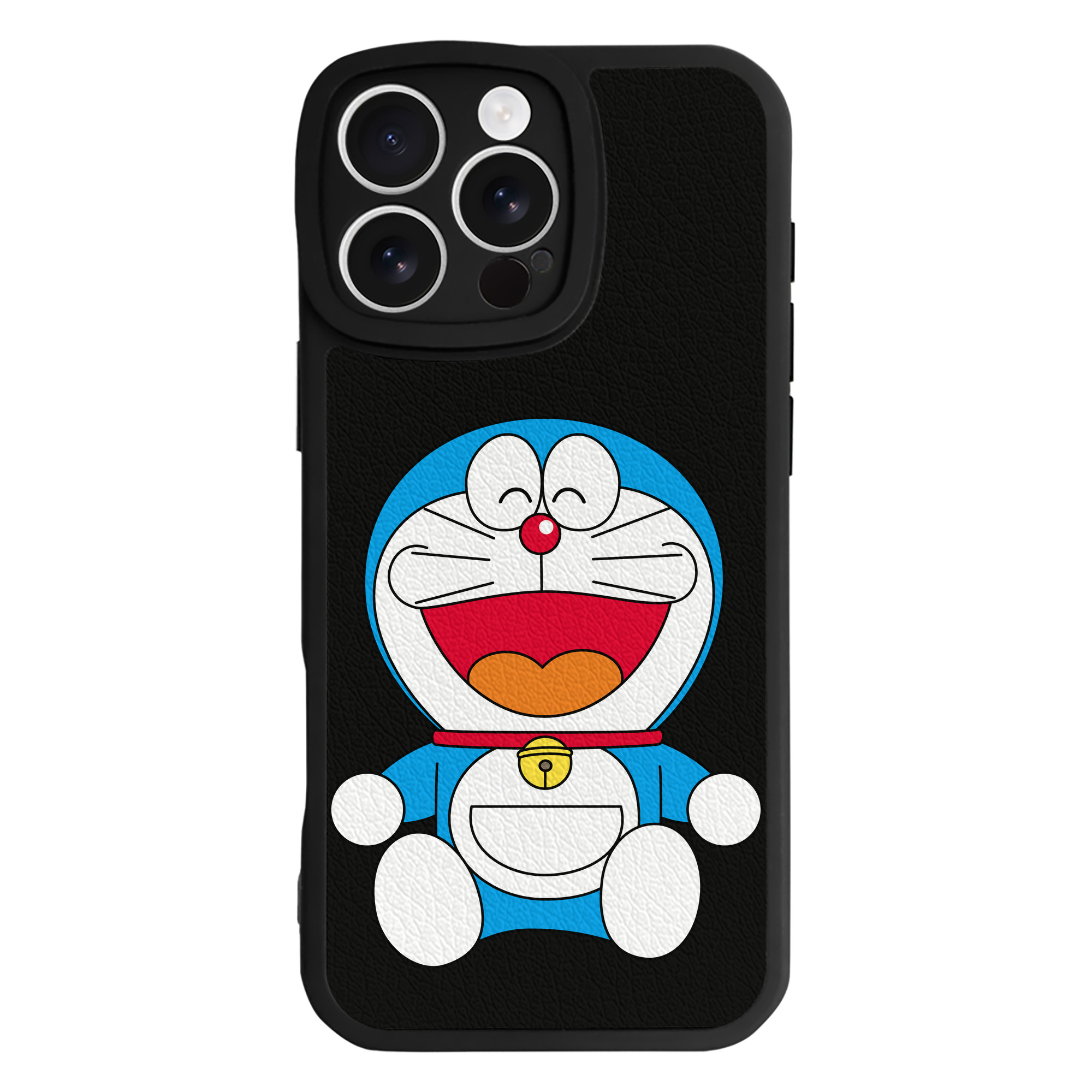 （画像用） ドラえもん Doraemon 【iPhone 16シリーズ対応】シリコンスマホケース（レザー調） 材質：シリコン
